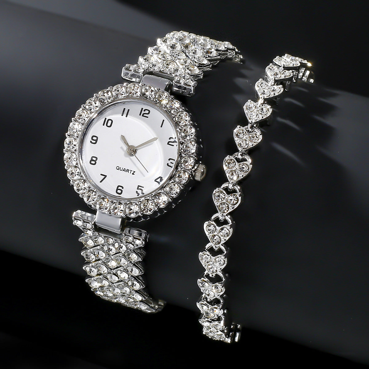 2pcs Luxury Watch & bracelet Set
