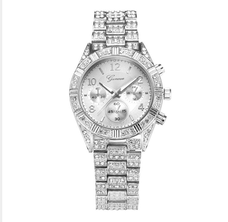 Crystal Quartz Wrist Watch