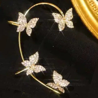 Butterfly Ear Clip & Hook