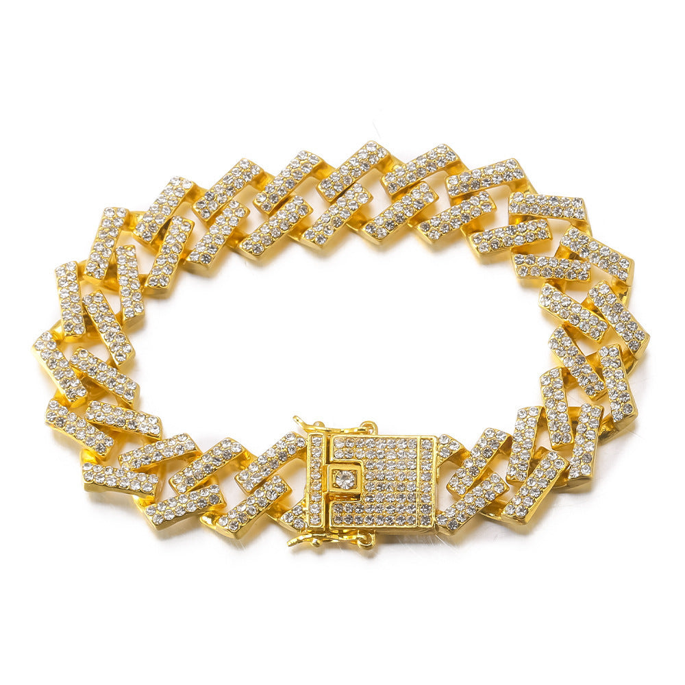 Gold Rhinestone Bracelet