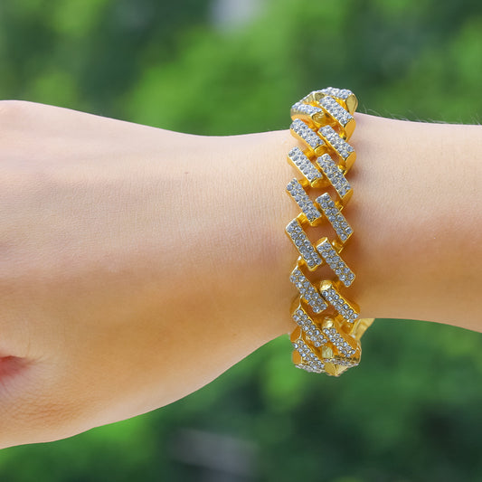 Gold Rhinestone Bracelet