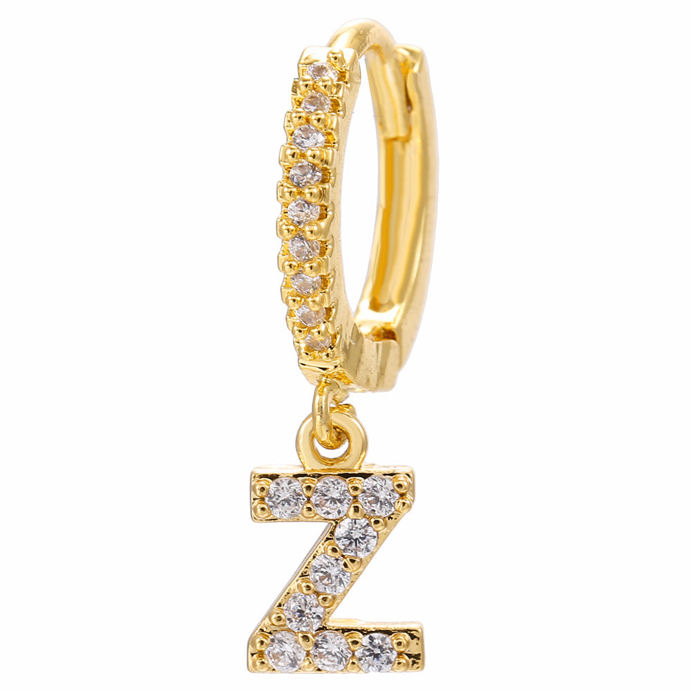 26 Letter Earrings Jewelry
