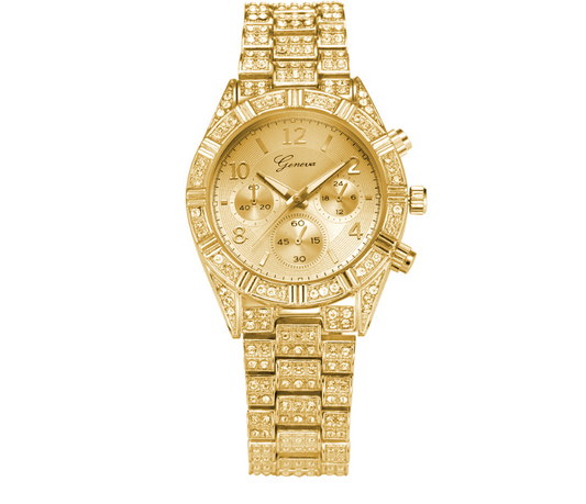 Crystal Quartz Wrist Watch