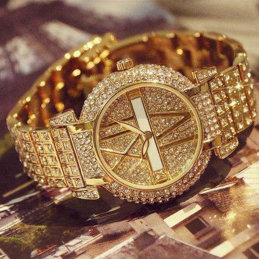 Luxury Diamond Watch Fashion Quartz