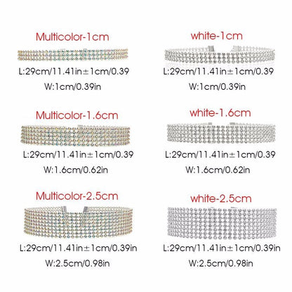 Rhinestone Choker Necklace